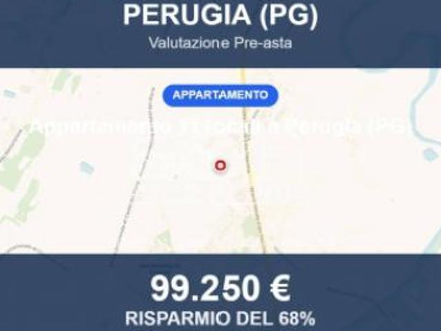 Immobile in asta di 180 m con più di 5 locali e box auto in vendita a Perugia