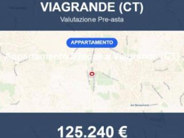 Immobile in asta di 184 m con più di 5 locali e box auto in vendita a Viagrande