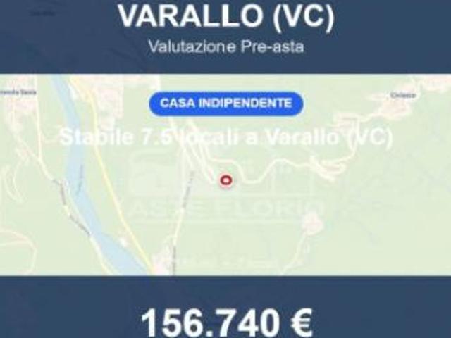 Immobile in asta di 185 m, box auto in vendita a Varallo