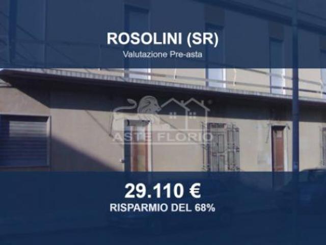 Immobile in asta di 186 m, box auto in vendita a Rosolini