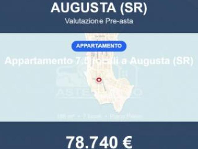 Immobile in asta di 186 m con più di 5 locali in vendita a Augusta
