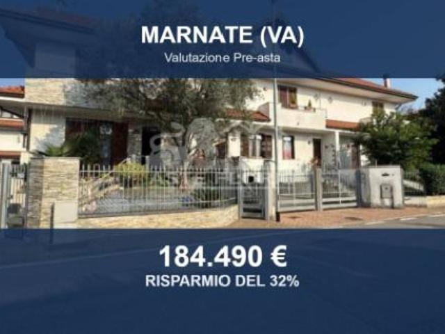 Immobile in asta di 190 m, box auto doppio in vendita a Marnate