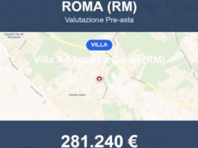 Immobile in asta di 197 m con più di 5 locali e box auto in vendita a Roma