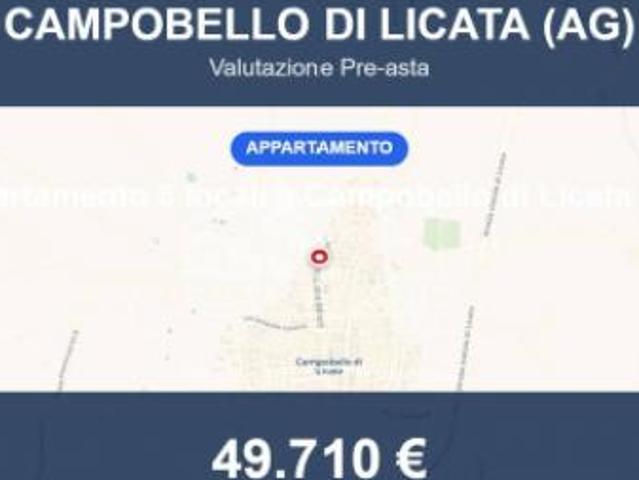 Immobile in asta di 197 m con più di 5 locali in vendita a Campobello di Licata