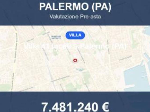 Immobile in asta di 1985 m con più di 5 locali in vendita a Palermo