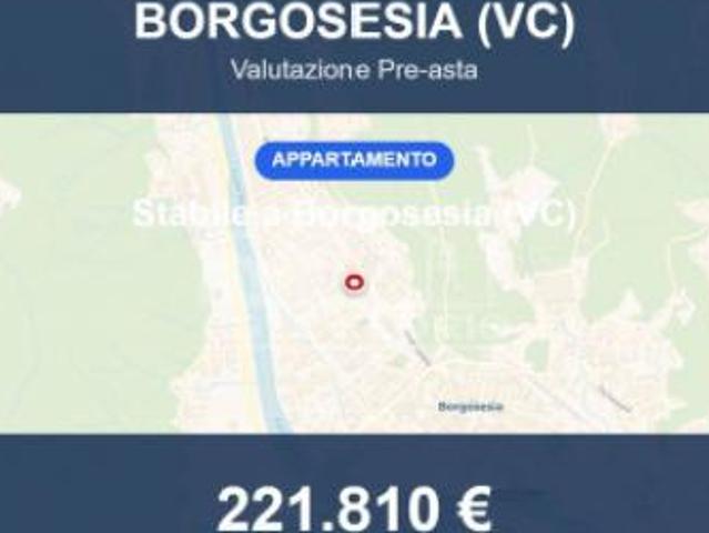 Immobile in asta di 100 m con più di 5 locali e box auto doppio in vendita a Borgosesia