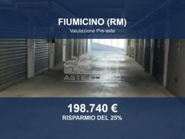 Immobile in asta di 102 m, box auto in vendita a Fiumicino