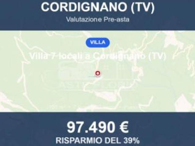 Immobile in asta di 105 m, box auto in vendita a Cordignano