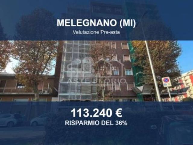 Immobile in asta di 105 m, box auto in vendita a Melegnano