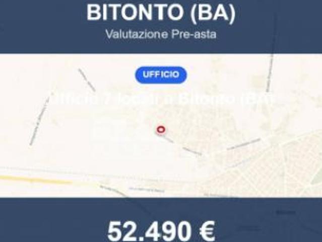 Immobile in asta di 105 m con più di 5 locali in vendita a Bitonto