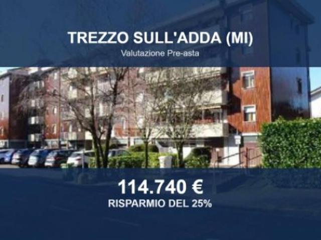 Immobile in asta di 108 m con più di 5 locali e box auto in vendita a Trezzo sull'Adda