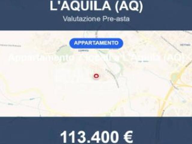 Immobile in asta di 113 m con più di 5 locali e box auto in vendita a L'Aquila