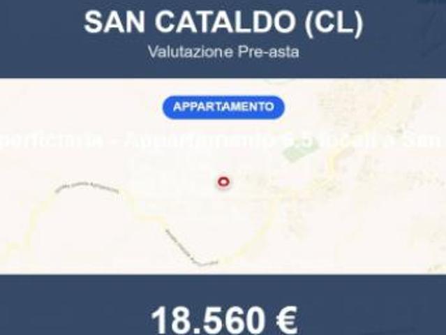 Immobile in asta di 110 m, box auto in vendita a San Cataldo