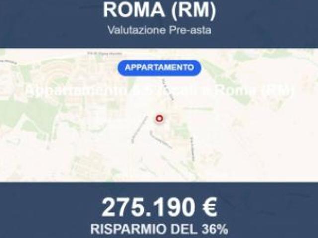 Immobile in asta di 112 m, box auto in vendita a Roma