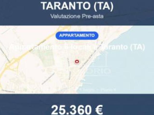Immobile in asta di 112 m con più di 5 locali in vendita a Taranto
