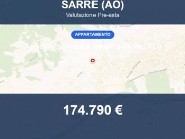 Immobile in asta di 117 m, box auto in vendita a Sarre