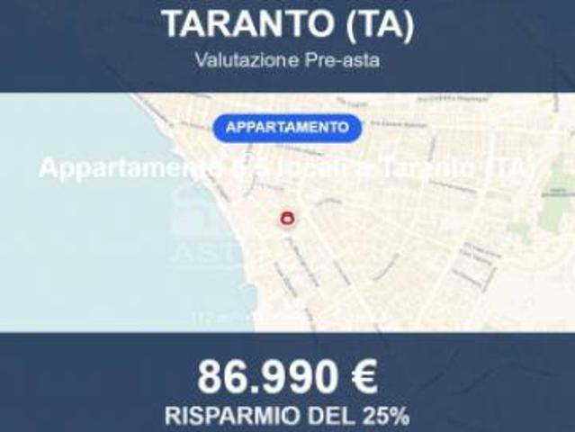 Immobile in asta di 117 m con più di 5 locali in vendita a Taranto