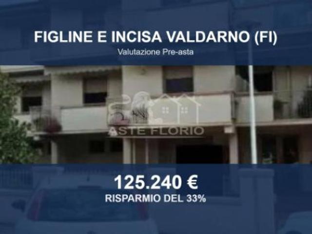 Immobile in asta di 114 m, box auto in vendita a Figline e Incisa Valdarno
