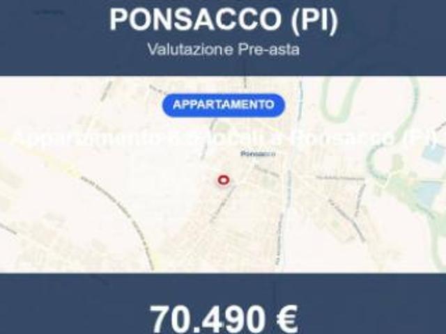 Immobile in asta di 114 m, box auto in vendita a Ponsacco