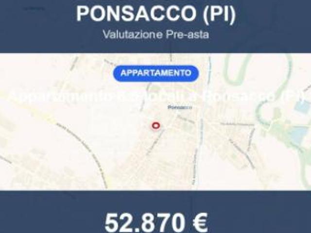 Immobile in asta di 114 m con più di 5 locali e box auto in vendita a Ponsacco