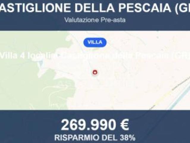 Immobile in asta di 115 m, box auto in vendita a Castiglione della Pescaia