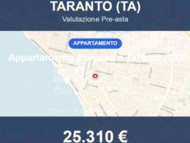 Immobile in asta di 115 m con più di 5 locali e box auto in vendita a Taranto