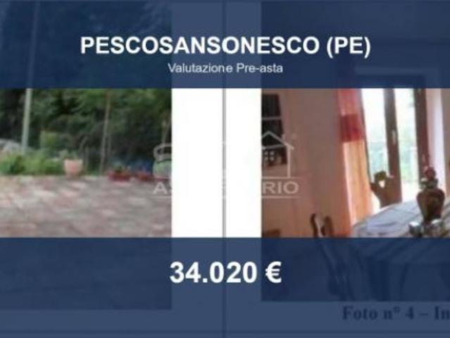 Immobile in asta di 116 m, box auto in vendita a Pescosansonesco