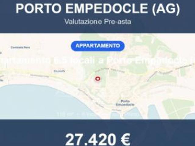 Immobile in asta di 116 m con più di 5 locali e box auto in vendita a Porto Empedocle