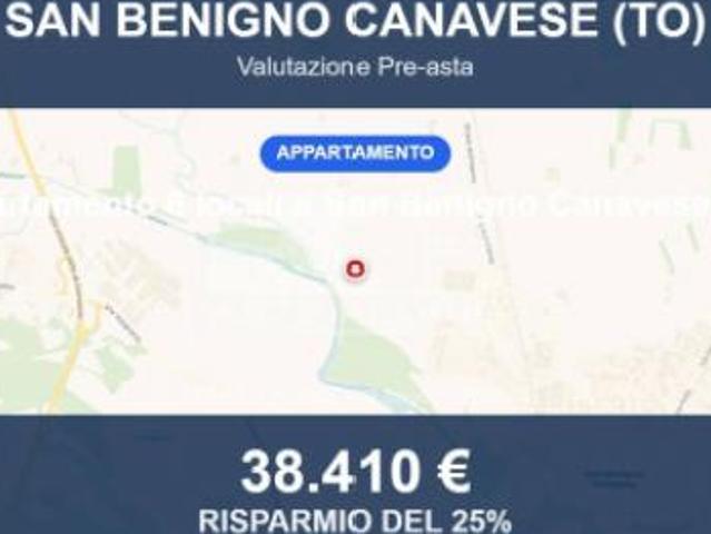 Immobile in asta di 120 m con più di 5 locali e box auto in vendita a San Benigno Canavese