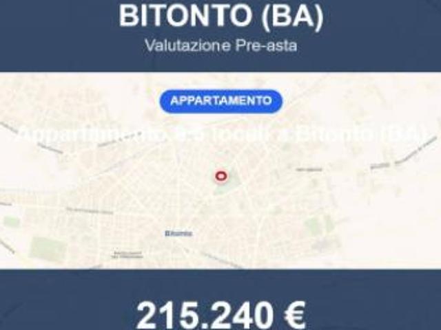 Immobile in asta di 120 m con più di 5 locali in vendita a Bitonto