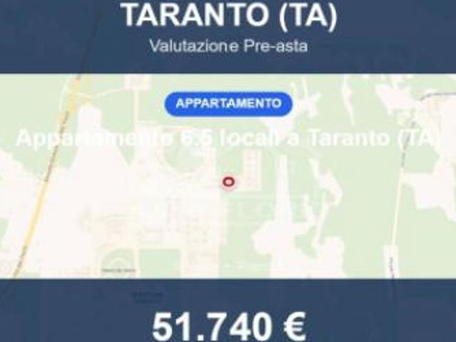Immobile in asta di 120 m con più di 5 locali in vendita a Taranto