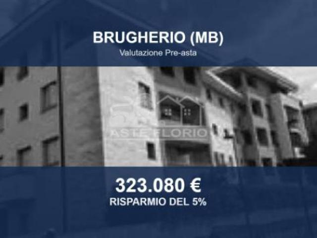 Immobile in asta di 121 m, box auto doppio in vendita a Brugherio