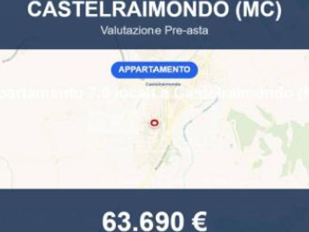 Immobile in asta di 122 m, box auto in vendita a Castelraimondo
