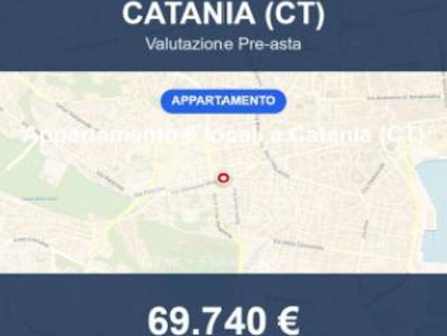 Immobile in asta di 122 m con più di 5 locali in vendita a Catania