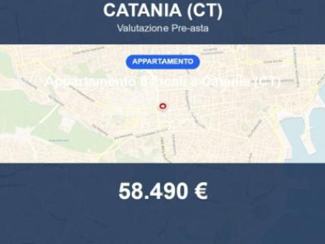 Immobile in asta di 122 m con più di 5 locali in vendita a Catania