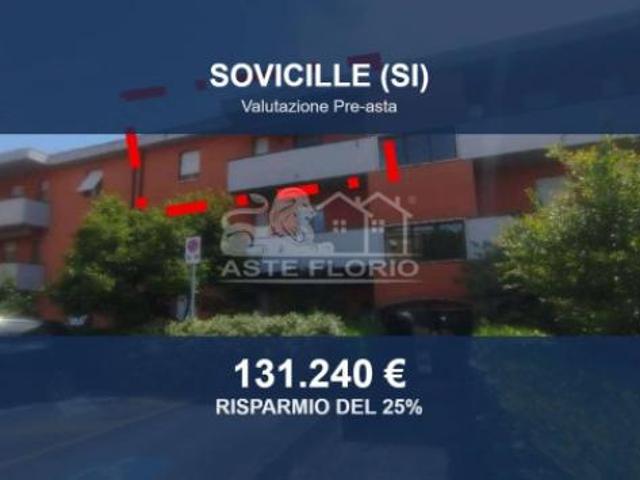Immobile in asta di 126 m, box auto in vendita a Sovicille