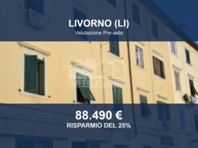 Immobile in asta di 126 m con più di 5 locali in vendita a Livorno