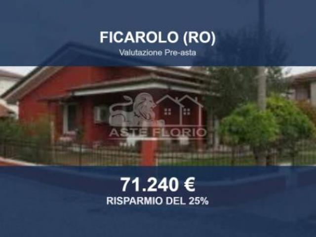 Immobile in asta di 133 m, box auto in vendita a Ficarolo