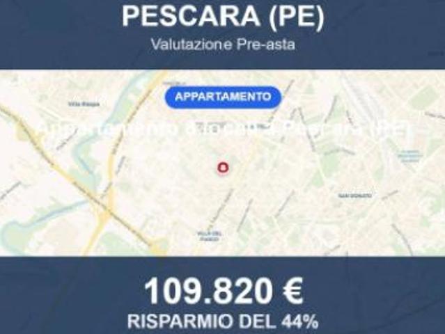 Immobile in asta di 130 m con più di 5 locali e box auto in vendita a Pescara