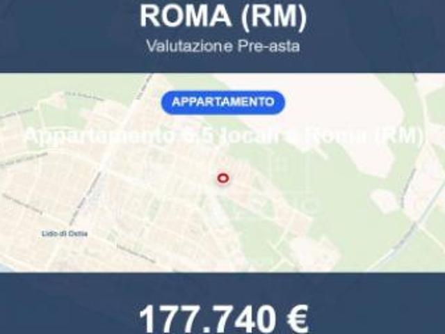 Immobile in asta di 132 m con più di 5 locali in vendita a Roma