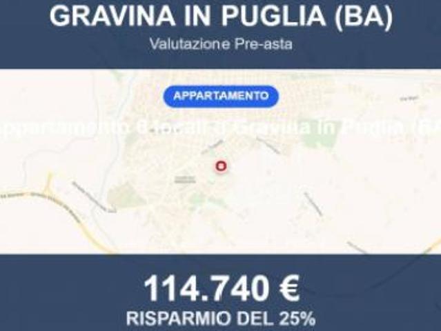 Immobile in asta di 134 m con più di 5 locali e box auto in vendita a Gravina in Puglia
