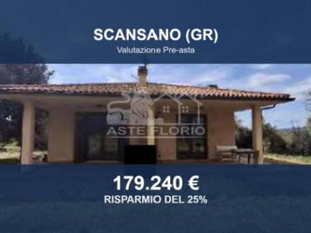 Immobile in asta di 134 m con più di 5 locali e box auto in vendita a Scansano