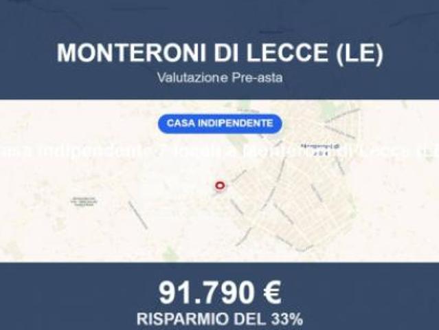 Immobile in asta di 246 m con più di 5 locali in vendita a Monteroni di Lecce
