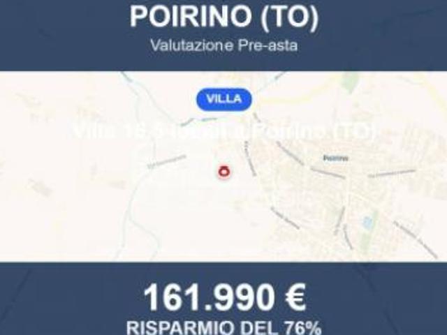 Immobile in asta di 248 m con più di 5 locali e box auto in vendita a Poirino