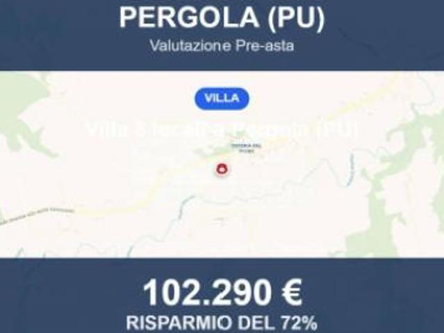 Immobile in asta di 252 m con più di 5 locali e box auto in vendita a Pergola