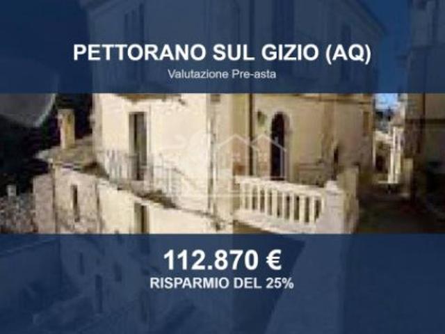 Immobile in asta di 255 m con più di 5 locali in vendita a Pettorano sul Gizio