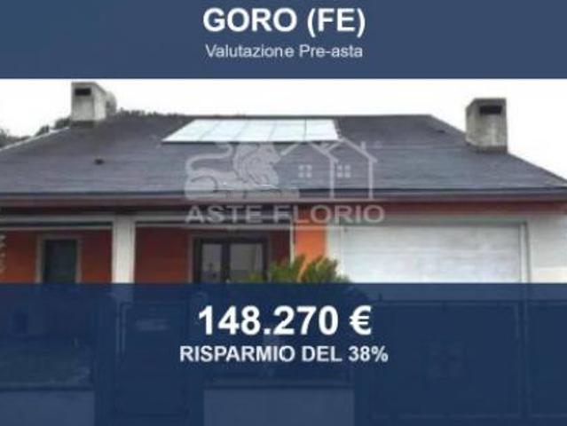 Immobile in asta di 266 m, box auto in vendita a Goro