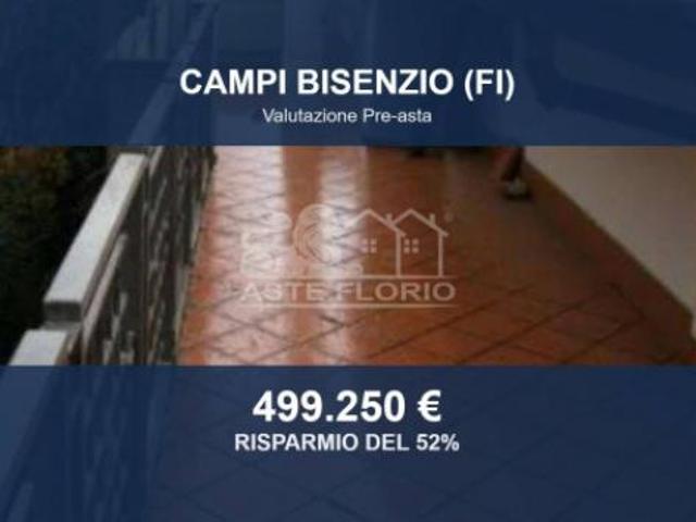Immobile in asta di 266 m con più di 5 locali e box auto in vendita a Campi Bisenzio