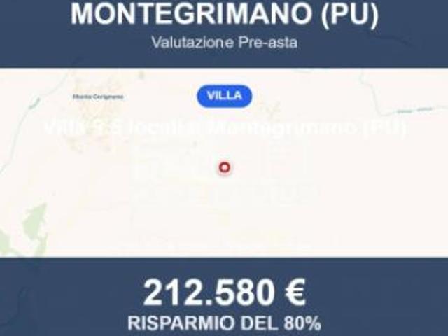 Immobile in asta di 273 m con più di 5 locali e box auto in vendita a Monte Cerignone
