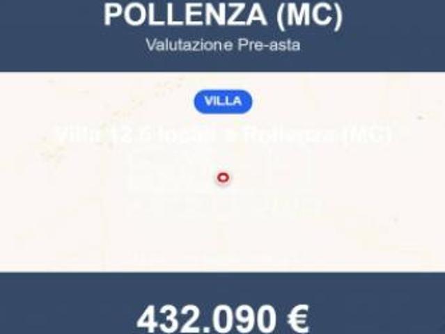 Immobile in asta di 285 m con più di 5 locali e box auto in vendita a Pollenza